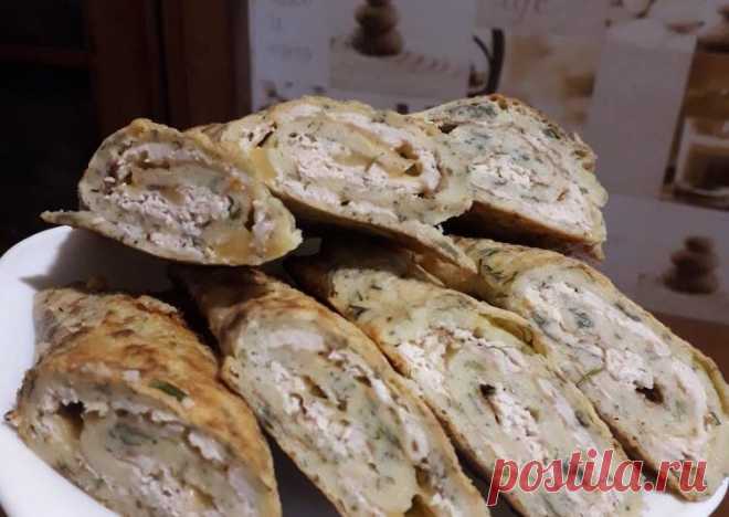 Кабачковые блинчики с куриной грудкой - пошаговый рецепт с фото. Автор рецепта Инна . - Cookpad