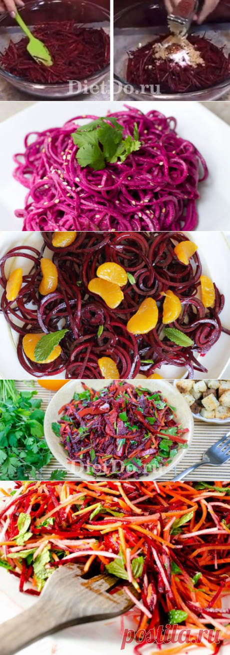 Салат из сырой свеклы — ТОП-7+ очень вкусных рецептов с фото