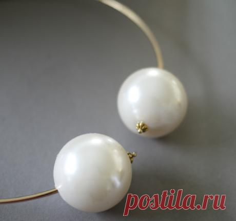 Жемчужный чокер своими руками: мастер-класс с фото