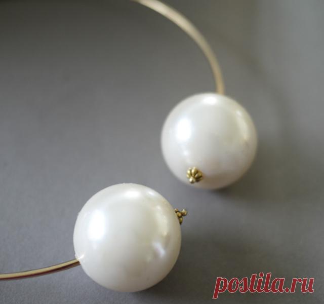 Жемчужный чокер своими руками: мастер-класс с фото