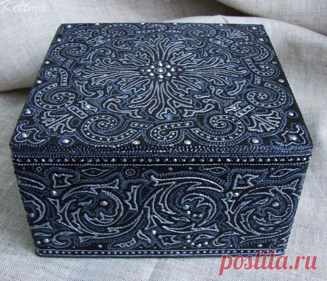 Мастер-класс росписи деревянной коробочки. | АртМарин. Красивые вещи своими руками.