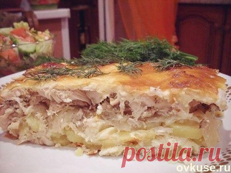 Сочная запеканка с курочкой - Простые рецепты Овкусе.ру