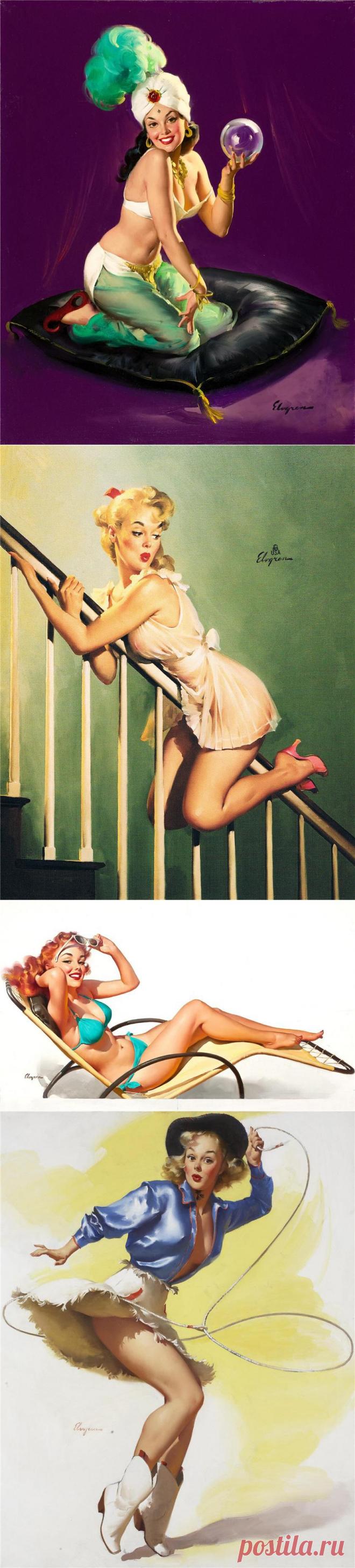 Красотки пин-ап.