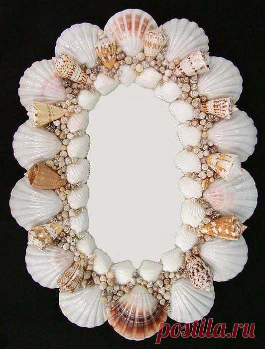 поделки из морских и речных ракушек.(чудеса норма жизни)