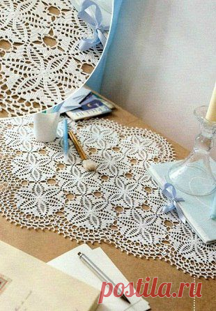 Оригинальная салфетка вязаная крючком. Салфетка вязаная крючком из мотивов | Все о рукоделии: схемы, мастер классы, идеи на сайте labhousehold.com