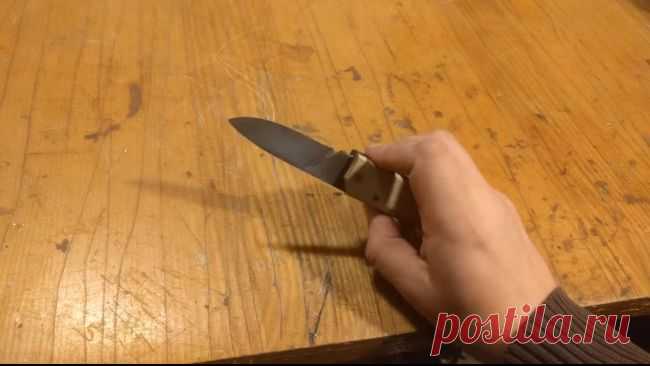 Простейший складной нож с функцией открывалки Внимание!!! Данная самоделка размещена исключительно в ознакомительных целях. Запрещено создание и применение в качестве холодного оружия, согласно ст223.4 УК РФ грозит лишение свободы до двух лет!
 
…