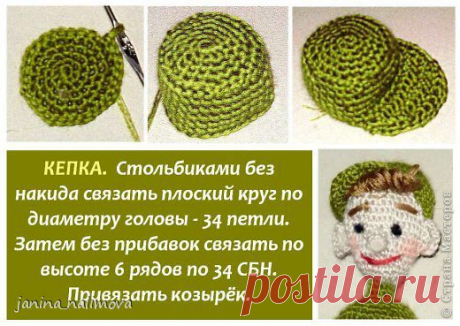 Солдат новобранец. Описание вязания. | Страна Мастеров
