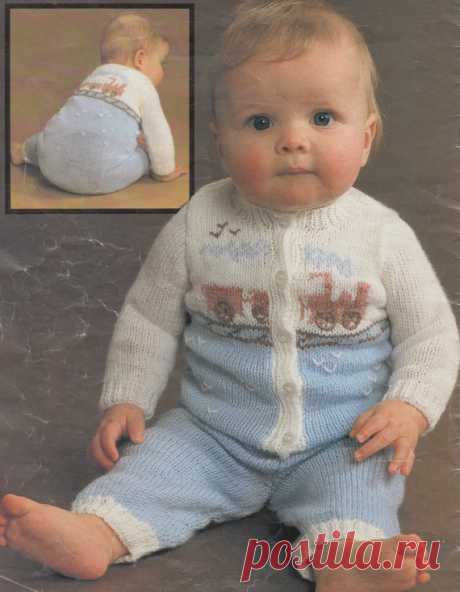 vintage baby knitting pattern booklet PDF baby cardigans hats