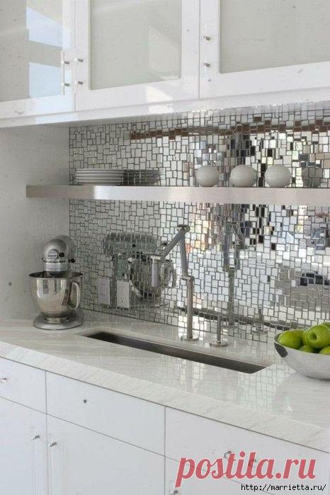 Зеркальная мозаика. Роскошные идеи для вдохновения