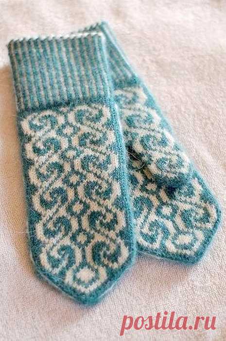 ЖАККАРДОВЫЕ ВАРЕЖКИ