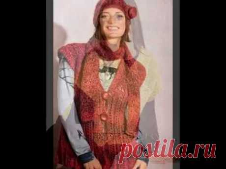 Вязаные жилеты своими руками.