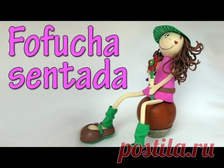 Manualidades - Fofucha &quot;sentada&quot; - Manualidades para todos