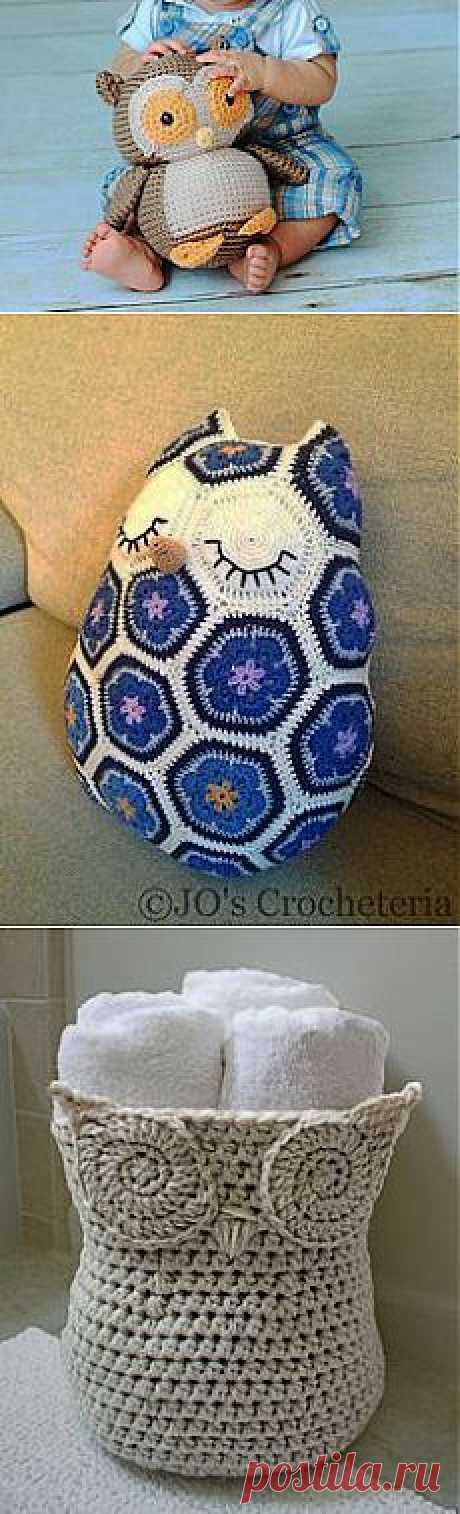 owl basket crochet pattern | Crochet