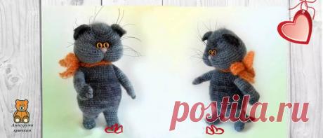 Котенок крючком: схема | Амигуруми крючком - Блог