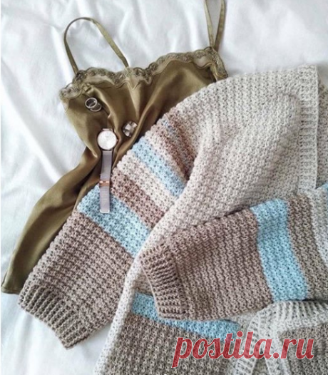 Cardigan au crochet "motif perlé" (motif). Discussion sur LiveInternet - Service de journal en ligne russe