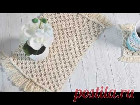 Macramé para Iniciantes/ Peça linda #macrame #macrameparainiciantes