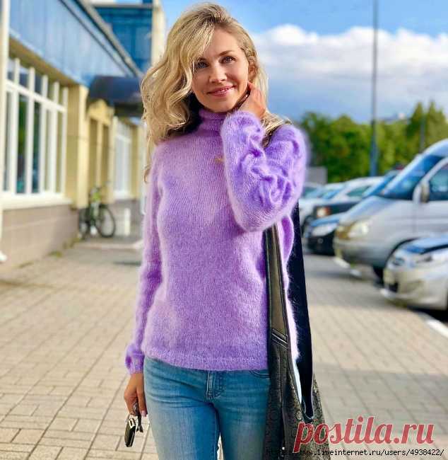 Водолазка. Реглан сверху.