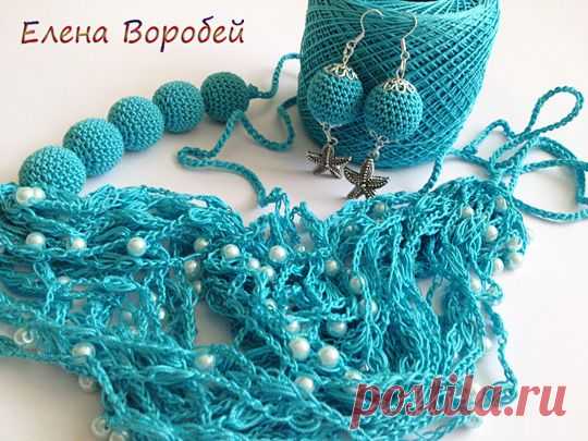 Украшения крючком. Идеи для вдохновения .