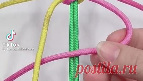 Плетение шнуром.