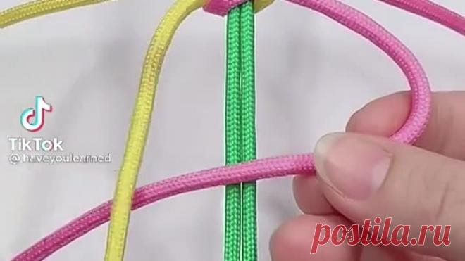 Плетение шнуром.