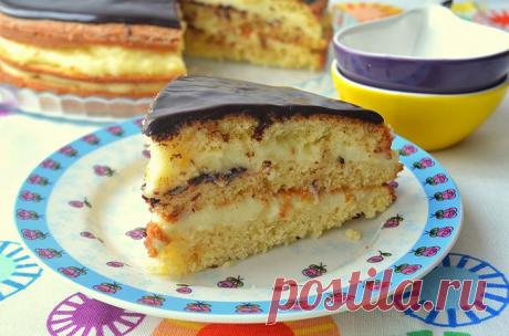 Нежнейший &quot;Бостонский кремовый&quot; торт | БУДЕТ ВКУСНО!