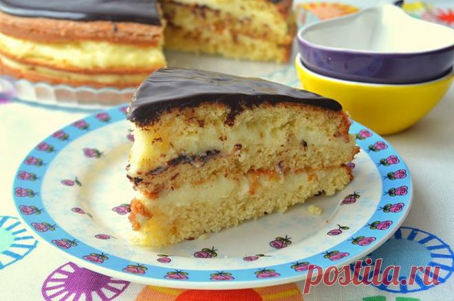 Нежнейший "Бостонский кремовый" торт | БУДЕТ ВКУСНО!