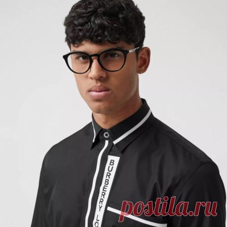Детали мужских рубашек Burberry (трафик)