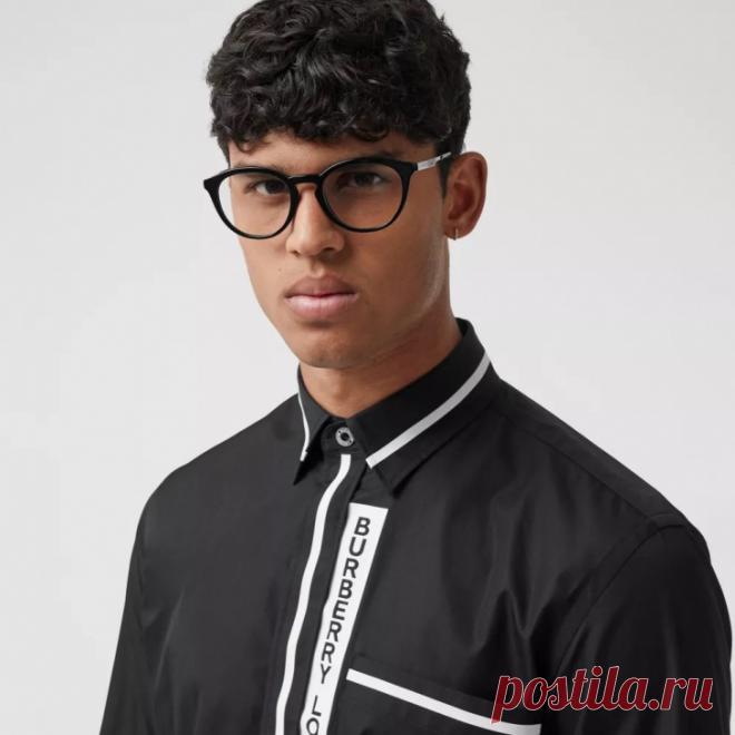 Детали мужских рубашек Burberry (трафик)