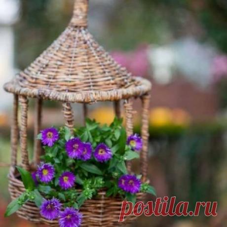 ЧТО МОЖНО СПЛЕСТИ ИЗ ИВОВОЙ ЛОЗЫ ДЛЯ САДА