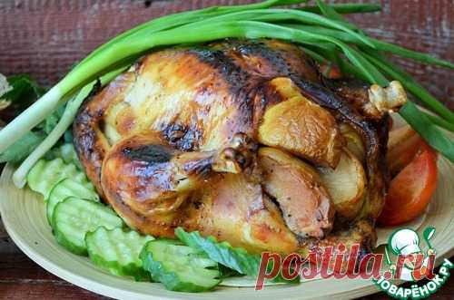 Медовая курица с фруктами – кулинарный рецепт