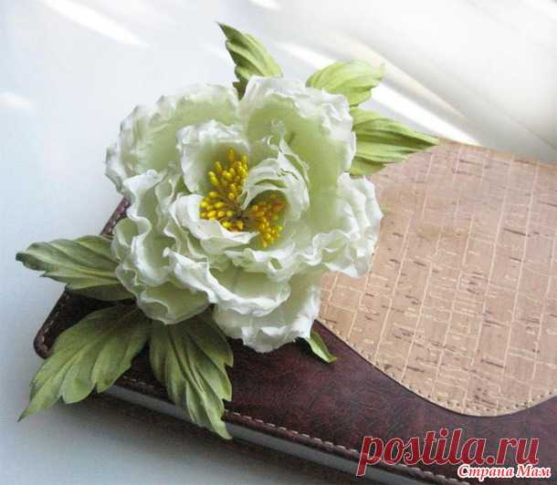 Роза Бланш по мастер классу Елены Курицыной - Цветы из ткани - Страна Мам