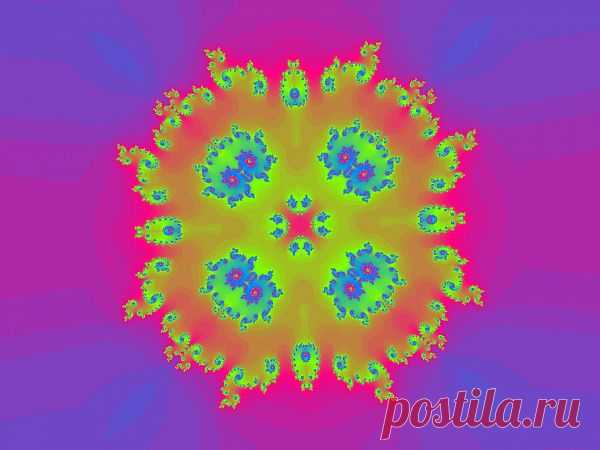Fractal Flower Kaleidoscope  Free Stock Photo HD - Public Domain Pictures