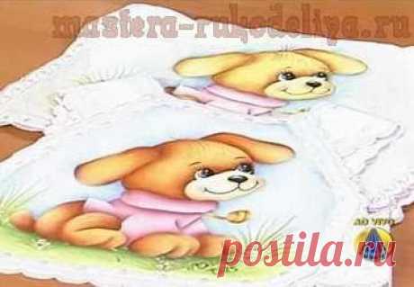 Мастера рукоделия - рукоделие для дома. Бесплатные мастер-классы, фото и видео уроки - Видео мастер-класс по росписи: Рисуем собачку на ткани