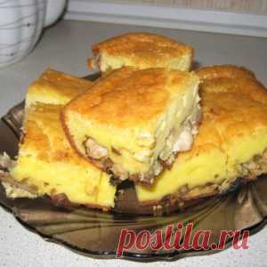 Пирог с курицей и картофелем: сытный ужин - быстро, просто и вкусно!