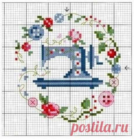 Красивая вышивка для рукодельниц + схема

#Вышивка