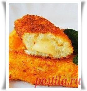 Картофельные палочки с сыром.