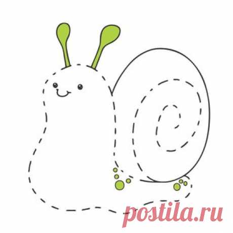 ОБВЕДИ ПО КОНТУРУ 
#мелкая_моторика_и_графомоторика@ranneerazvitie