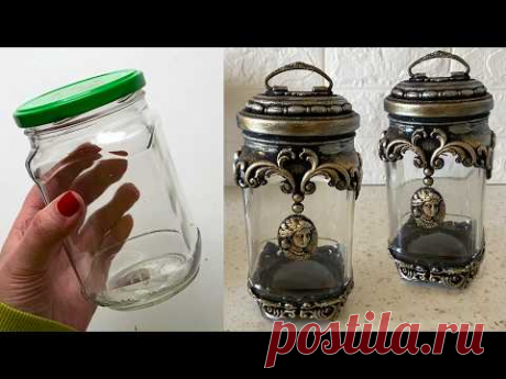DIY 🥰👍 Awesome Glass Jar Recycling Idea | Kitchen decor