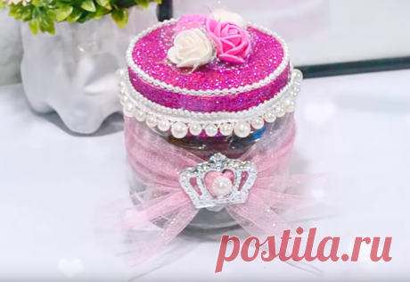 Из стеклянной банки на выброс делаем полезную вещь для кухни | Творим с NyaSkory | Яндекс Дзен