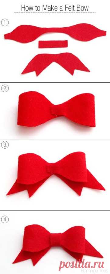 Fabric and Felt Flowers & Bows -