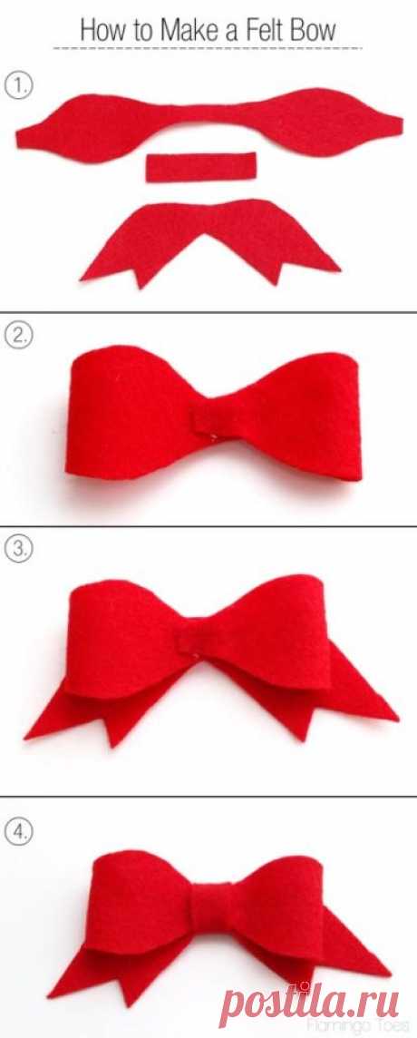 Fabric and Felt Flowers & Bows -