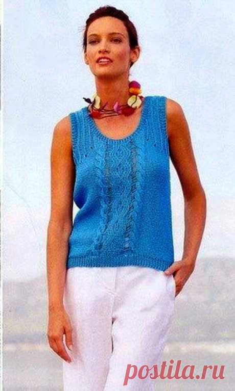 В ОЖИДАНИИ ЛЕТА. Модели спицами. Описание. | Вяжем интересные проекты | Яндекс Дзен