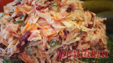 Недорогой и очень вкусный салат. | Элис знает толк в еде! | Яндекс Дзен