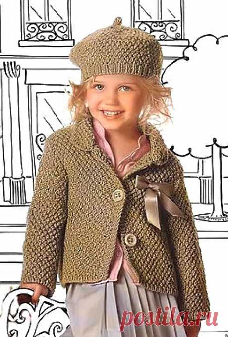Жакет и берет | Loveknitting.ru