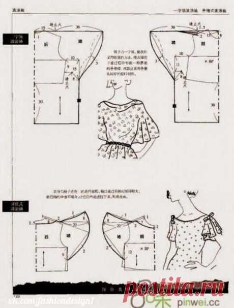 Делаем рукав - крылышко