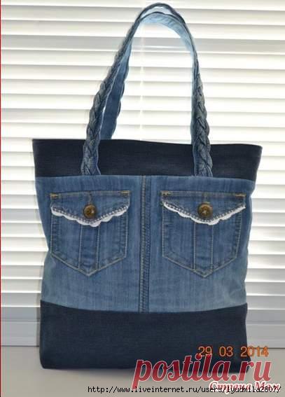 Джинсовые сумочки от Ирины Пугач