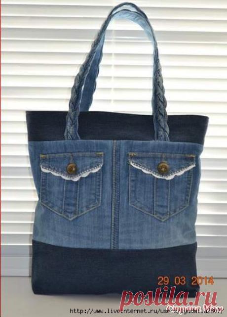Джинсовые сумочки от Ирины Пугач