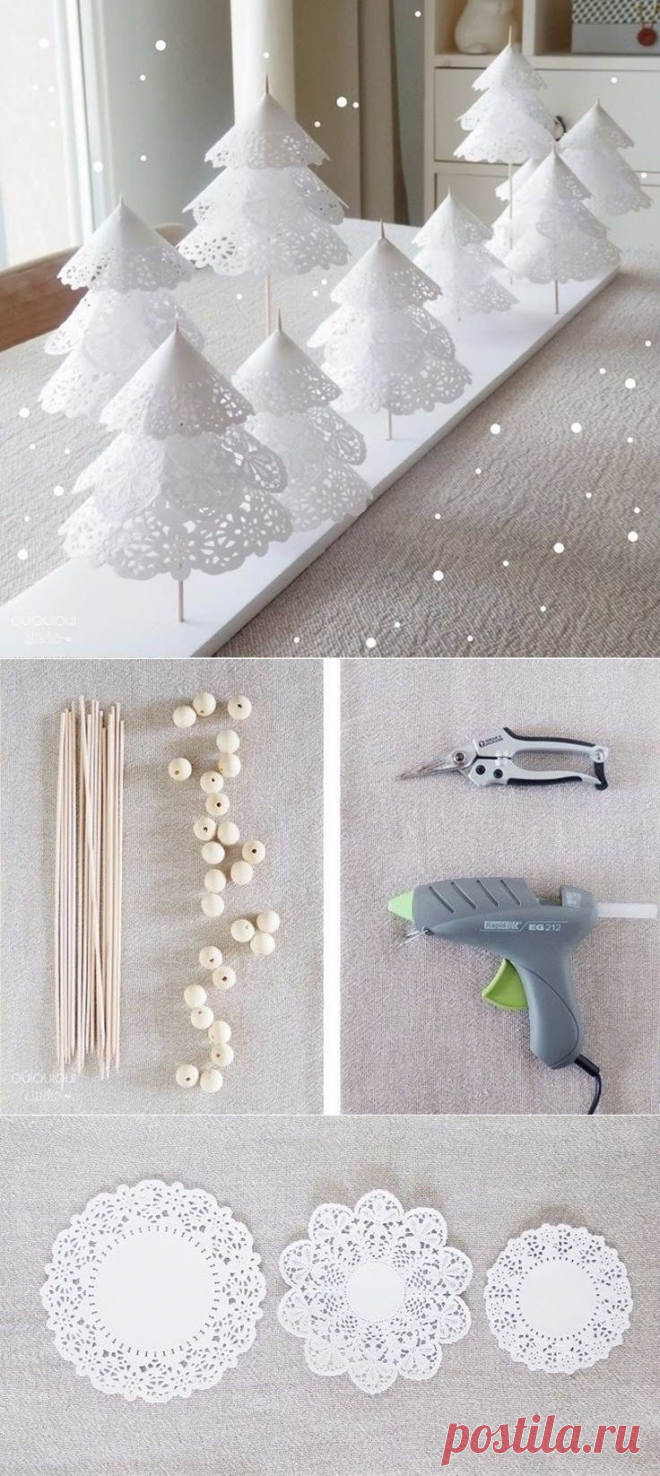 Кружевная ёлочка