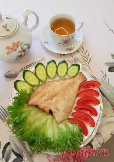 Жареная камбала