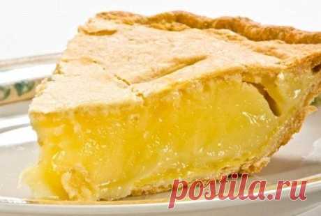 Нежный лимонный пирог